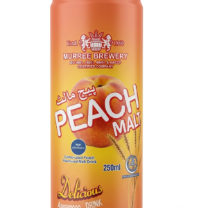 peach malt can